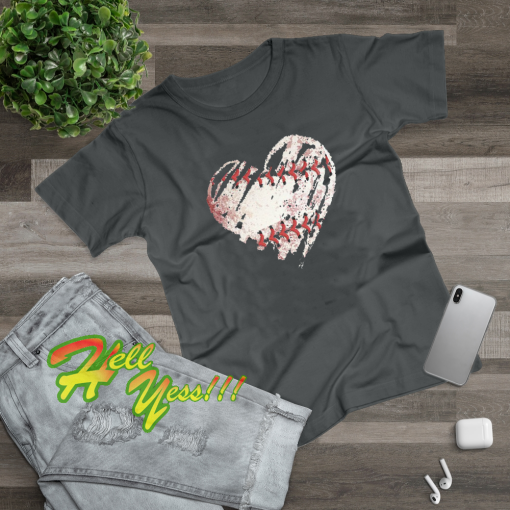 Baseball Heart T Shirt