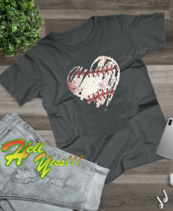 Baseball heart T Shirt