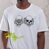 Hear See No Evil Skull T-shirt