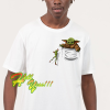 Pocket Baby Yoda Hunting Frog Star Wars T-Shirt