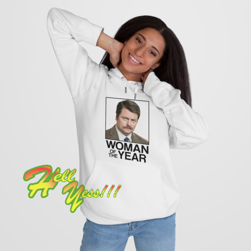 Ron Swanson Woman of the Year Parks and Recreation Hoodie