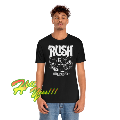 Rush Neil Peart RIP 2020 band t-shirt