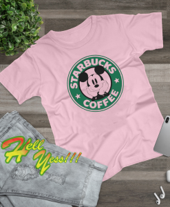 Starbucks Mickey Mouse Pink T-Shirt