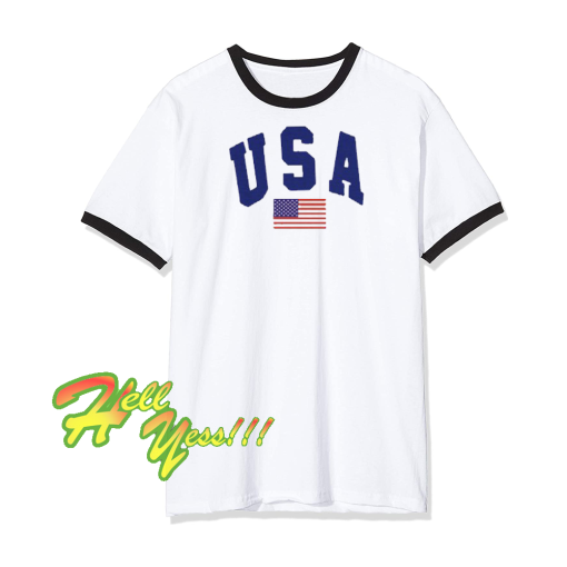 USA White T-Shirt