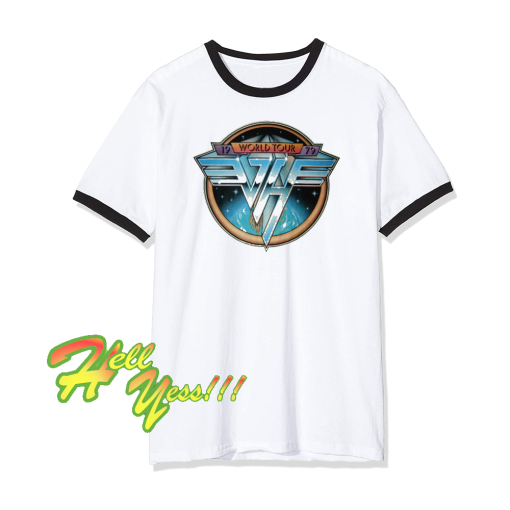 Van Halen World Tour 1979 Ringer Shirt