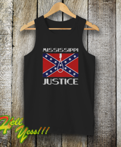 Confederate Flag Mississippi Justice Tank Top