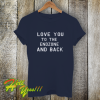 Football Shirt Love You To The Endzone And Back T-Shirt