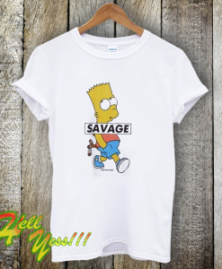 Bart Simpson Savage T Shirt