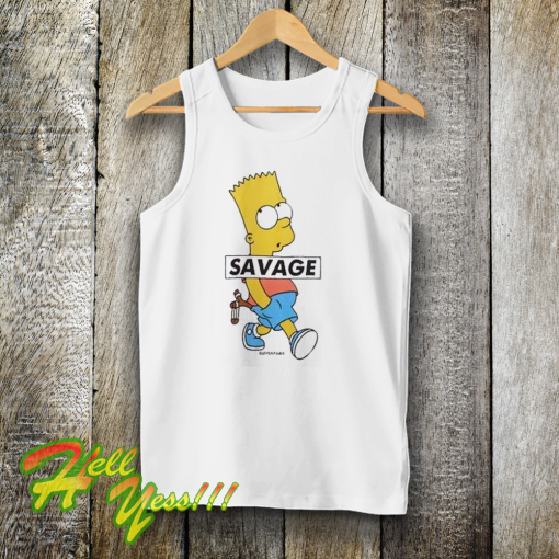 Bart Simpson Savage Tank Top