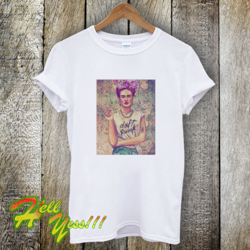 Frida Kahlo Daft Punk T Shirt