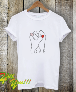 LOVE HANDS FINGER T-Shirt