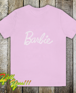 barbie letter t-shirt