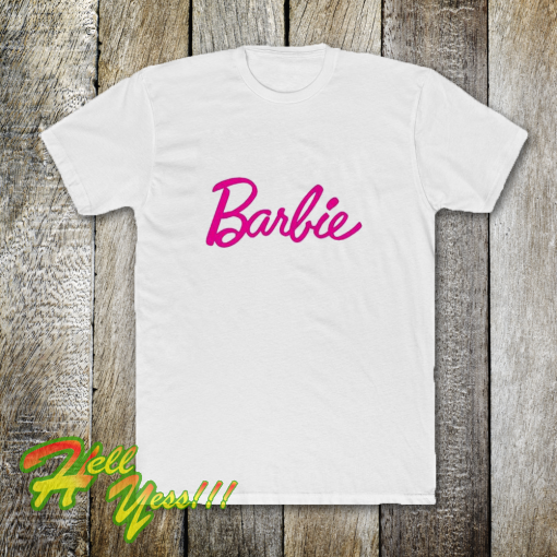 barbie letter t shirt