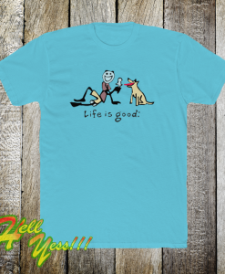 Life-Is-Good-dog-ice-Cream-T-Shirt