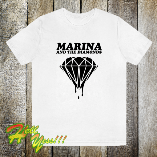 Marina and the diamonds tshirt white