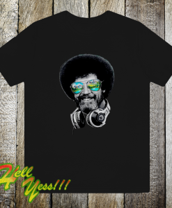 Bob Ross Artist Headphones Joy Of Painting t shirt