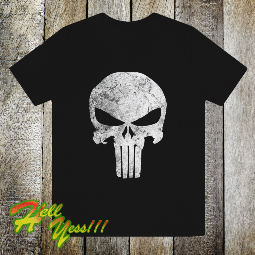 Punisher Skull Grunge T-Shirt