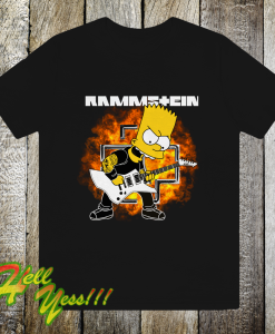 Rammstein Homer Simpson Playing Bass T-shirt