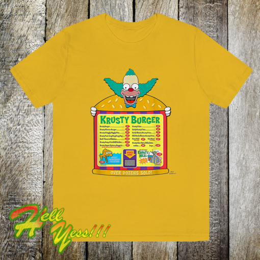 The Simpsons x Krusty Burger T Shirt