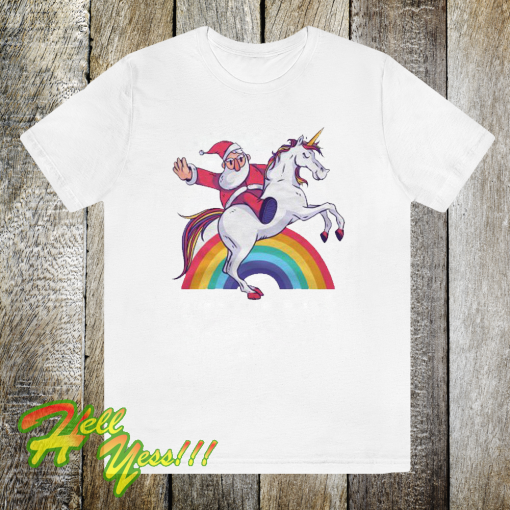 Unicorn Santa's T Shirt