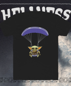 Baby Yoda Skydiving t shirt