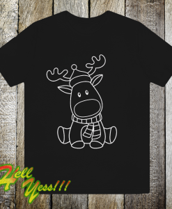 Cute Christmas Reindeer T-shirt