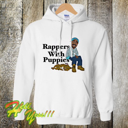 Dog Limited Rappers With Puppies Pink Hoodie