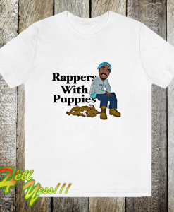 Dog Limited Rappers With Puppies Pink t shirt