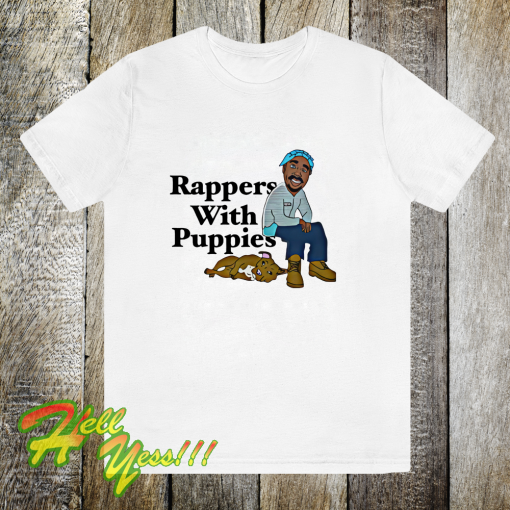 Dog Limited Rappers With Puppies Pink t shirt