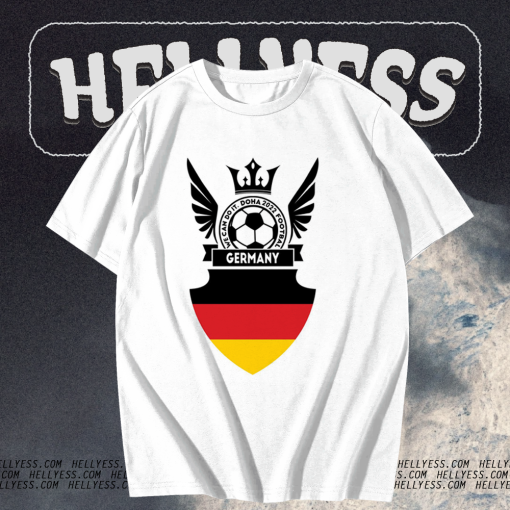 Germany Football world cup 2022 Qatar T Shirt TPKJ1