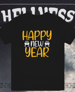 Happy New Year T-shirt TPKJ1