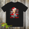 Santa Joe Biden Happy 4th Of July USA Flag Christmas Ugly T Shirt