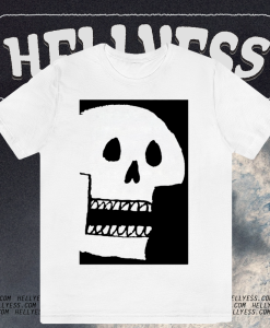 Skull Print T Shirt TPKJ1