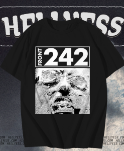 Black Sabbath Front 242 Black White T shirt TPKJ1