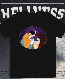 Gay Fairytale Disney Princess Kissing T Shirt TPKJ1