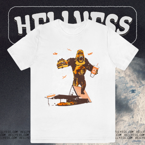 Kingkong Hunger Attack Whataburger T-Shirt TPKJ1