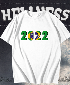 Qatar World Cup 2022 _ Support Brazil Team T Shirt TPKJ1