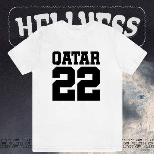 Qatar World Cup Soccer Football 2022 T Shirt TPKJ1