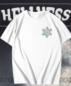 Teal Snowflake T Shirt TPKJ1