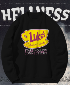 Gilmore Girls Luke's Diner Stars Hollow Sweatshirt TPKJ1