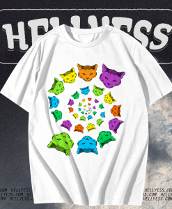 Head Cat Spiral T-Shirt TPKJ1