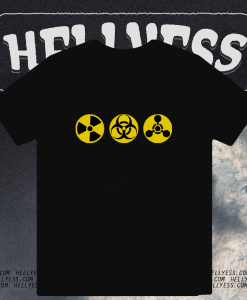 Radioactive Chemical Hazard Biohazard T-Shirt TPKJ1