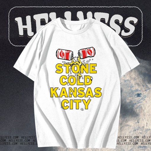 Stone cold kansas city t shirt TPKJ1