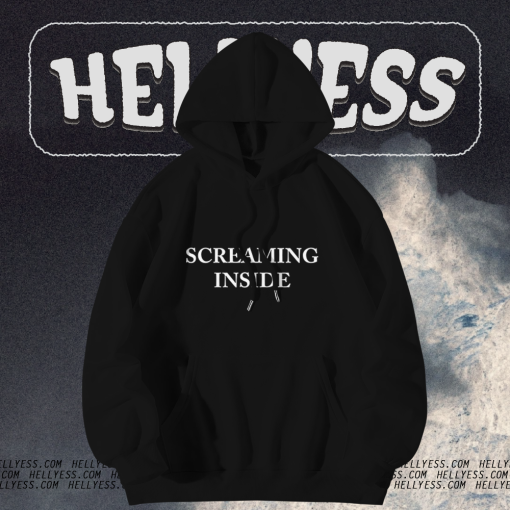 Screaming Inside Hoodie TPKJ1