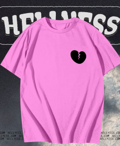 Broken heart light pink T-Shirt TPKJ1