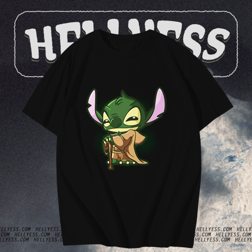 Stitch Yoda T Shirt TPKJ1