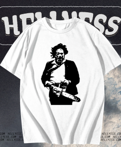 Texas Chainsaw Massacre Leather Face Shirt TPKJ1