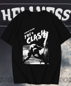 The Clash London Calling Black t shirt TPKJ1