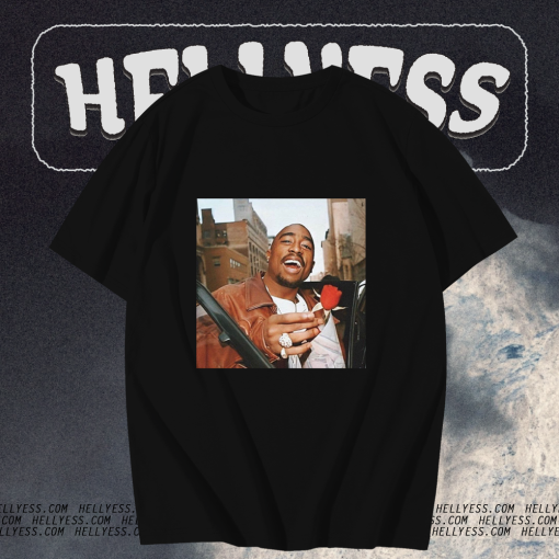 Tupac Rose T-Shirt TPKJ1