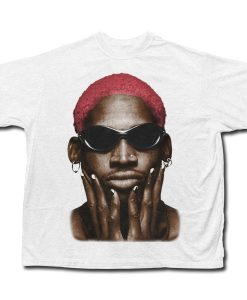 Dennis Rodman Red Hair T Shirt